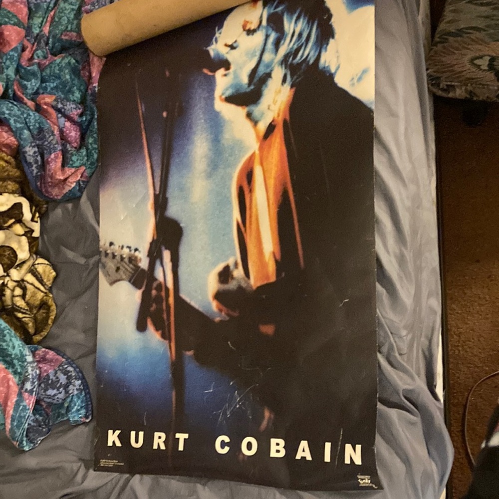 2000 Kurt Cobain Nirvana Vintage poster